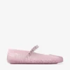 Jelly Cotton Candy Jelly-ballerinaskor med kristallprydnader Jelly Cotton Candy Jelly-ballerinaskor med kristallprydnader