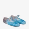 Jelly Denim Degradé Jelly Ballerina-ballerinaskor med kristallprydnader Jelly Denim Degradé Jelly Ballerina-ballerinaskor med kristallprydnader
