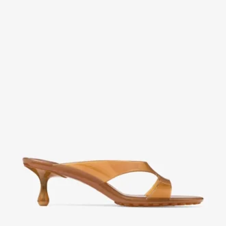 Jelly Drop 50 sandaler i bärnstensfärgad gelé