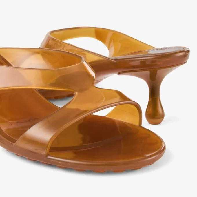 Jelly Drop 50 sandaler i bärnstensfärgad gelé Jelly Drop 50 sandaler i bärnstensfärgad gelé