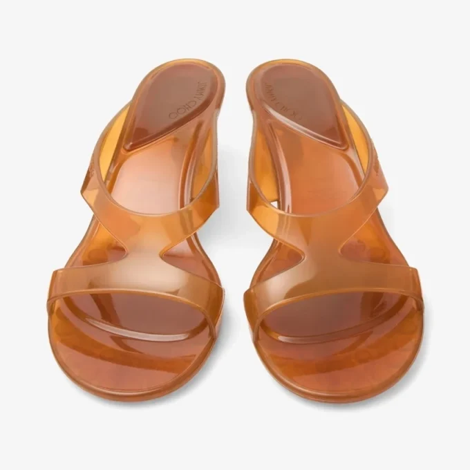 Jelly Drop 50 sandaler i bärnstensfärgad gelé Jelly Drop 50 sandaler i bärnstensfärgad gelé