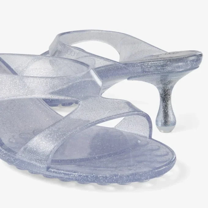 Jelly Drop 50 silverglittrande jelly-sandaler Jelly Drop 50 silverglittrande jelly-sandaler