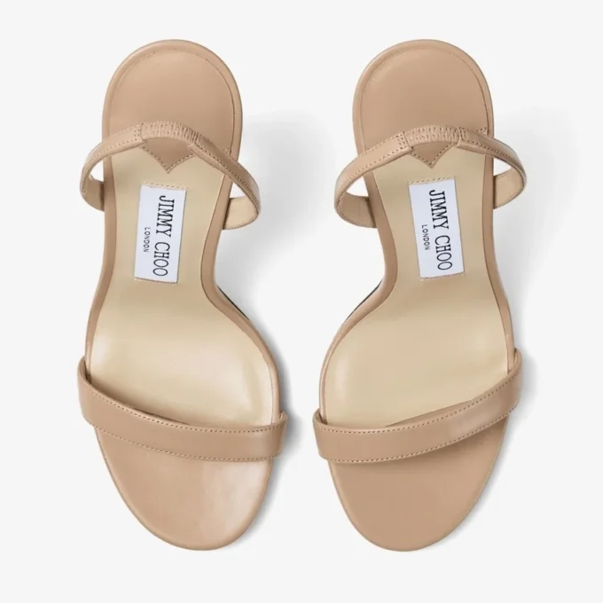 Jenn 100 sandaler i chai-färgat nappaläder Jenn 100 sandaler i chai-färgat nappaläder