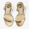 Jenn 100 sandaler i guldmetalliskt nappaläder Jenn 100 sandaler i guldmetalliskt nappaläder