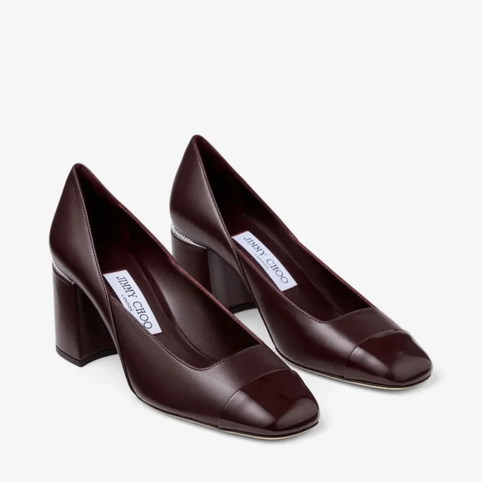 Jenson 65 Deep Merlot pumps i lackat nappaläder Jenson 65 Deep Merlot pumps i lackat nappaläder
