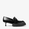 Jimmy Choo Noir Kei Ninomiya Maxi Loafer Svarta loafers i polerat kalvskinn Jimmy Choo Noir Kei Ninomiya Maxi Loafer Svarta loafers i polerat kalvskinn