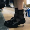 Jimmy Choo Noir Kei Ninomiya Maxi Loafer Svarta loafers i polerat kalvskinn Jimmy Choo Noir Kei Ninomiya Maxi Loafer Svarta loafers i polerat kalvskinn