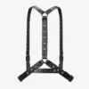 Jimmy Choo Noir Kei Ninomiya Single Star Harness Svart sel i slätt kalvskinn med metallprydnad i form av flera stjärnor