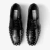 Jimmy Choo Noir Kei Ninomiya Star Skor Svarta snörskor i polerat kalvskinn med stjärndekoration Jimmy Choo Noir Kei Ninomiya Star Skor Svarta snörskor i polerat kalvskinn med stjärndekoration