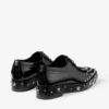 Jimmy Choo Noir Kei Ninomiya Star Skor Svarta snörskor i polerat kalvskinn med stjärndekoration Jimmy Choo Noir Kei Ninomiya Star Skor Svarta snörskor i polerat kalvskinn med stjärndekoration
