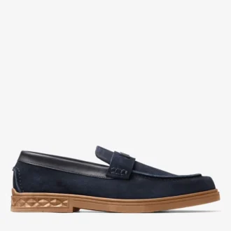 Josh Driver Navy Driver-skor i omvänt mocka Josh Driver Navy Driver-skor i omvänt mocka