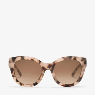 Kati Pink Havana runda solglasögon
