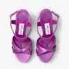 Kesia 120 sandaler i violett orkidé-satin Kesia 120 sandaler i violett orkidé-satin