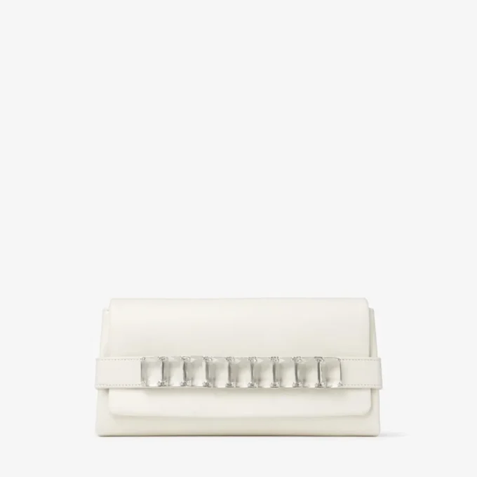 Kya Latte-clutch i nappaläder Kya Latte-clutch i nappaläder