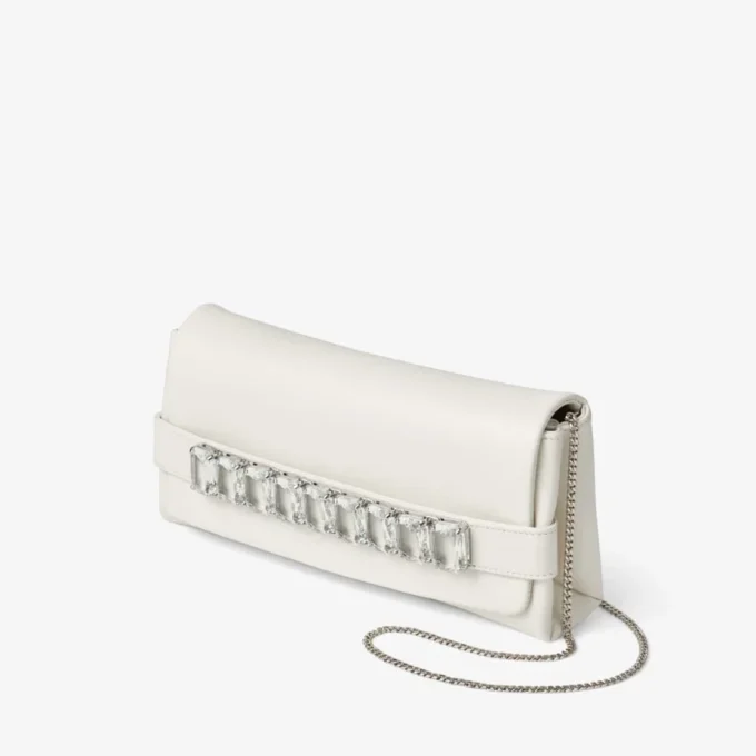 Kya Latte-clutch i nappaläder Kya Latte-clutch i nappaläder