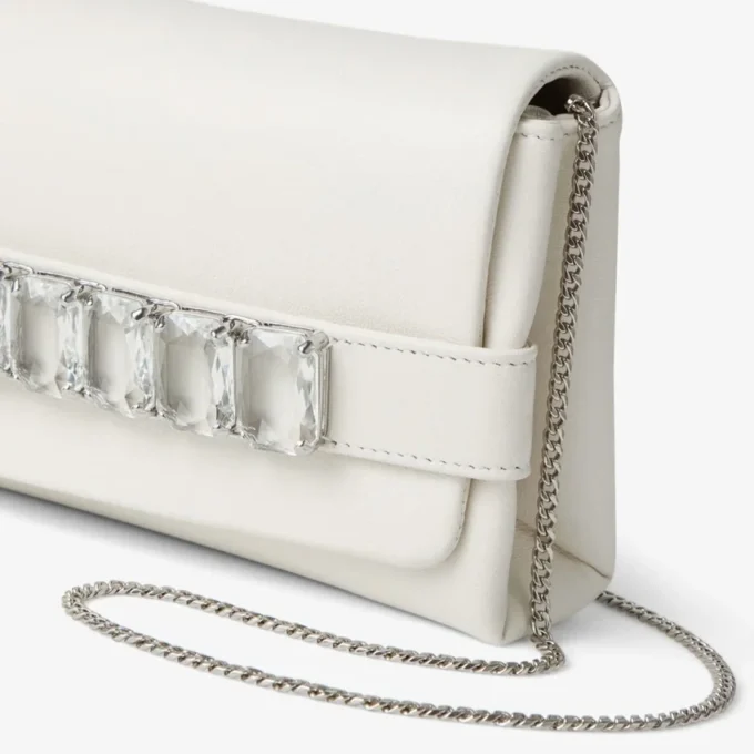 Kya Latte-clutch i nappaläder Kya Latte-clutch i nappaläder
