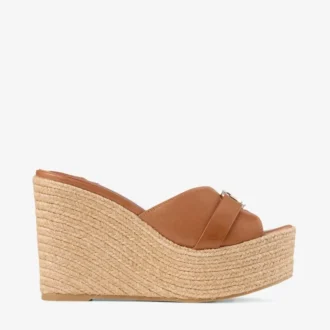 leda wedge 100 tan nappa leather mule wedge 1 330x330 - Leda Wedge 100 Tan Nappa Leather Mule Wedge