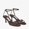 Leo 65 sandal i chokladbrunt mocka