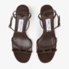 Leo 65 sandal i chokladbrunt mocka