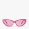 Leyla Candy Pink Cat Eye-solglasögon