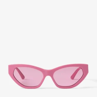 Leyla Candy Pink Cat Eye-solglasögon