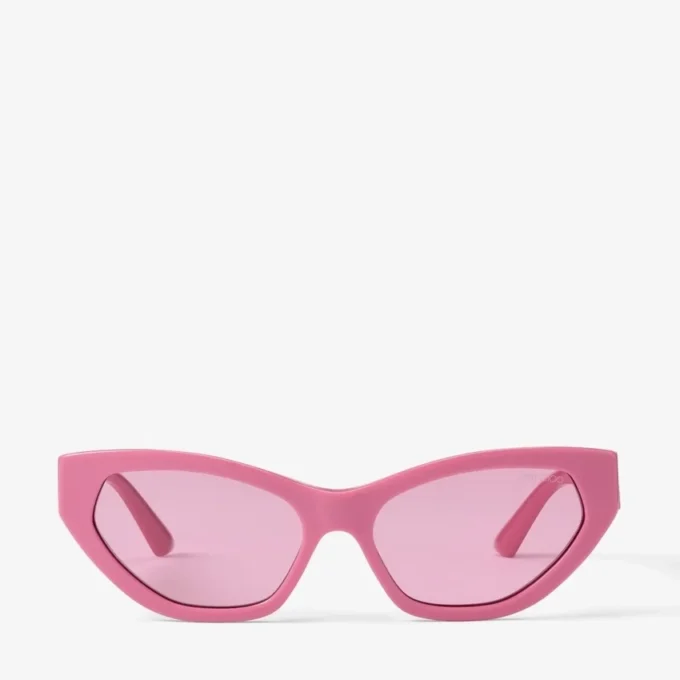 Leyla Candy Pink Cat Eye-solglasögon