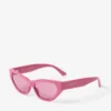 Leyla Candy Pink Cat Eye-solglasögon
