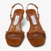 Lova 50 sandaler i tan-färgat mocka med pärlor Lova 50 sandaler i tan-färgat mocka med pärlor