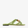Lova Mule Flat Clover Mix mockaskor med pärlor Lova Mule Flat Clover Mix mockaskor med pärlor