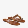 Lova Mule Flat Tan Mix Mule i mocka med pärlor Lova Mule Flat Tan Mix Mule i mocka med pärlor
