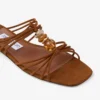 Lova Mule Flat Tan Mix Mule i mocka med pärlor Lova Mule Flat Tan Mix Mule i mocka med pärlor
