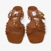Lova Mule Flat Tan Mix Mule i mocka med pärlor Lova Mule Flat Tan Mix Mule i mocka med pärlor