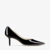 Love 65 svarta pumps i lackläder med Jc-emblem Love 65 svarta pumps i lackläder med Jc-emblem