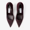 Love 85 Deep Merlot-pumps i mesh med Galaxy Crystal Love 85 Deep Merlot-pumps i mesh med Galaxy Crystal