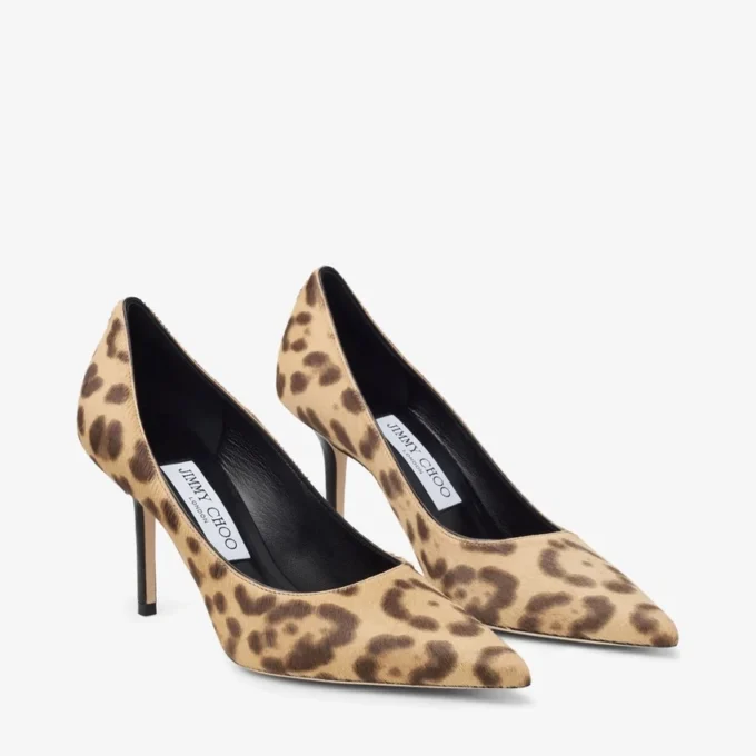 Love 85 Pumps i naturligt ponnyskinn med leopardmönster Love 85 Pumps i naturligt ponnyskinn med leopardmönster