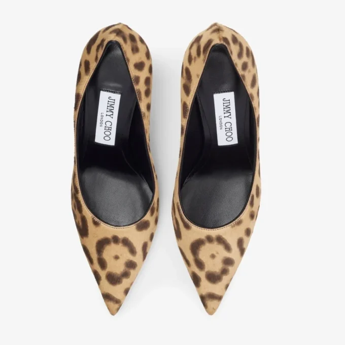 Love 85 Pumps i naturligt ponnyskinn med leopardmönster Love 85 Pumps i naturligt ponnyskinn med leopardmönster
