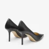 Love 85 svarta pumps i kalvskinn med Jc-emblem Love 85 svarta pumps i kalvskinn med Jc-emblem