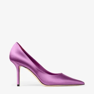Love 85 Violet Orchid satinpumps
