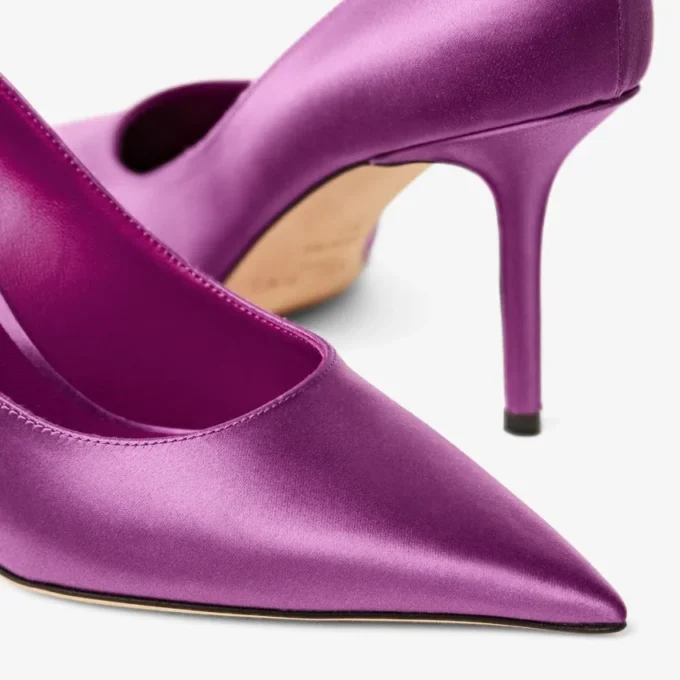 Love 85 Violet Orchid satinpumps Love 85 Violet Orchid satinpumps