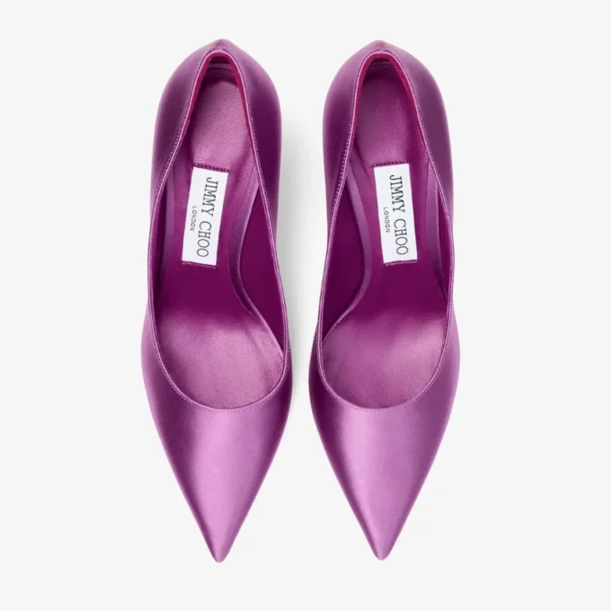 Love 85 Violet Orchid satinpumps Love 85 Violet Orchid satinpumps
