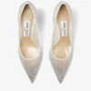 Love 85 vita pumps i mesh med spetsig tå och DéGradé-kristaller Love 85 vita pumps i mesh med spetsig tå och DéGradé-kristaller