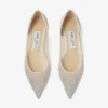 Love Flat White Degrade Crystal Mesh Flats Love Flat White Degrade Crystal Mesh Flats