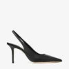 Love Sling Back 85 Svarta slingbacks i kalvskinn Love Sling Back 85 Svarta slingbacks i kalvskinn