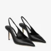 Love Sling Back 85 Svarta slingbacks i kalvskinn Love Sling Back 85 Svarta slingbacks i kalvskinn