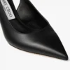 Love Sling Back 85 Svarta slingbacks i kalvskinn Love Sling Back 85 Svarta slingbacks i kalvskinn