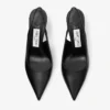 Love Sling Back 85 Svarta slingbacks i kalvskinn Love Sling Back 85 Svarta slingbacks i kalvskinn