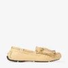 Manon F Corn Loafers i läder med elaphe-tryck Manon F Corn Loafers i läder med elaphe-tryck