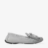 Manon F Dove Suede Denim Loafers Manon F Dove Suede Denim Loafers