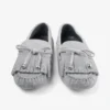 Manon F Dove Suede Denim Loafers Manon F Dove Suede Denim Loafers