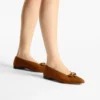 Margot Flat Tan Suede Flats Margot Flat Tan Suede Flats